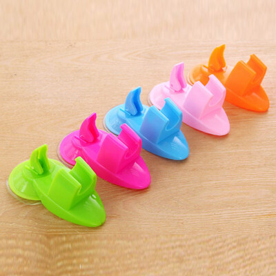 

Cntomlv Bathroom Seat Chuck Holder Shower Fixed Bracket Sucker Plastic Powerful Suction Shower Room Tool