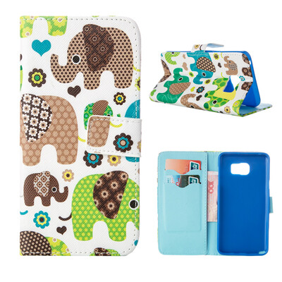 

MOONCASE Case for Samsung Galaxy Note 5 Flip PU Leather Fold Wallet Card Slot Kickstand Back Case Cover [Pattern series] /a21
