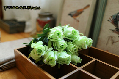 

YOOSA 10pcs lot Rose Artificial Flowers High Quality Silk Flower Simulation flores Fake Plant Wedding Party Home Desktop Decor