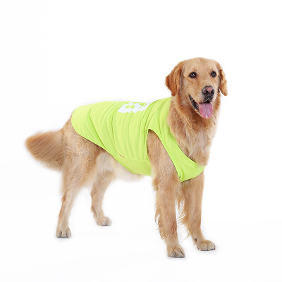 

Huayuan favors hoopet dog clothes summer golden hair labrador Samoyed big dog pet thin section 7XL