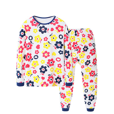 

Three guns THREEGUN underwear suit Shu skin cotton girl round neck long sleeve underwear sets 29148D0 possession of green 160