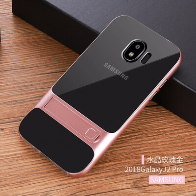 

Goowiiz Phone Case For Samsung Galaxy J2 Pro 2018J250FA6A6 Plus Fashion Slim Silicone TPU PC Hard Bracket