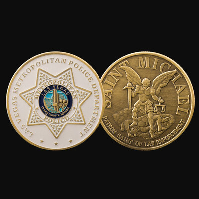 

American police coin lucky eagle coin challenge coins