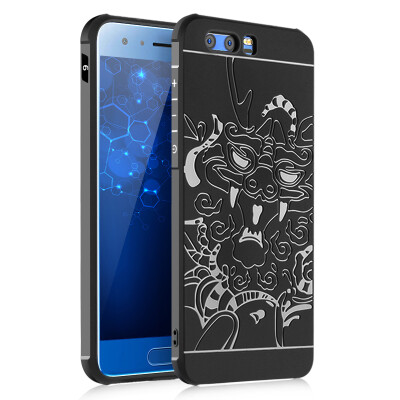 

Goowiiz Phone Case For Huawei Honor 9Honor Magic Carved Dragon Thin Matte soft Silicone Prevent falling