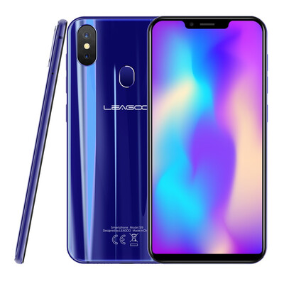 

LEAGOO S9 Smartphone 585" HD IPS 199 Screen 4GB32GB Android 81 MT6750 Octa Core Dual Rear Cams 4G Smartphone