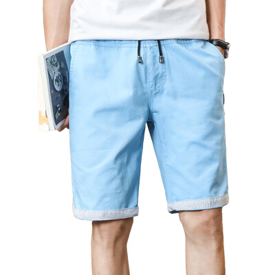 

Damaizhang Summer Men Beach Shorts New Arrival Casual Pants Men Cotton Short Homme Solid Color Man Shorts