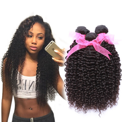 

Dream Like Unprocessed Human hair Curly Hair 3 Bundles Indian Virgin hair Curly Hair Weave
