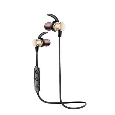 

Wireless Magnetic Bluetooth in Ear Earbuds Magnetically Controlled with Microphone Noise Cancelling Oblique Sweat-proof