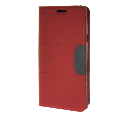 

MOONCASE Fashion Leather Case Wallet Flip Card Slot Stand Back Slim Cover for Samsung Galaxy Note 5 Red 01