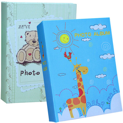 

Jingdong supermarket green reed album children&39s album baby growth 6 inch 100 sheets 2 cartoon models installed random