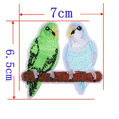 

twilingh Patches Sewing Iron-On Accessories Fish Embroidered Sequined Patches For Clothing