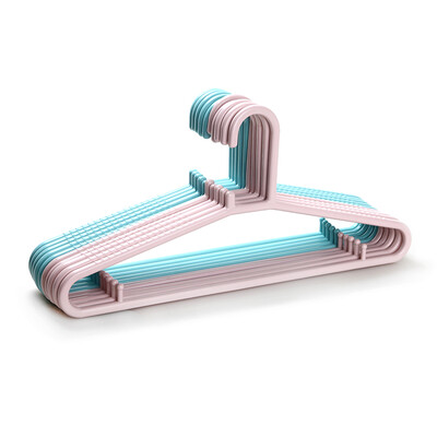 

Friends non-slip hanger 10 sticks multi-function plastic clothes hanging clothes shoulder width 43cm Y431J