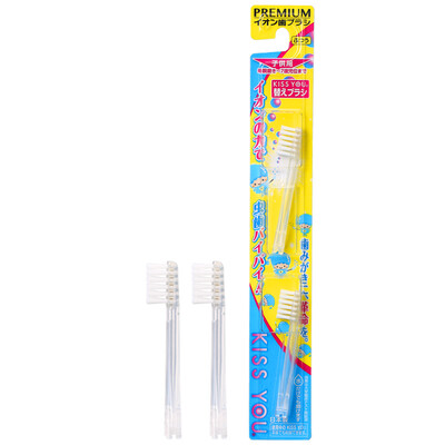 

KISS YOU negative ion toothbrush child replacement brush head H71 white 2 sticks Japan imported