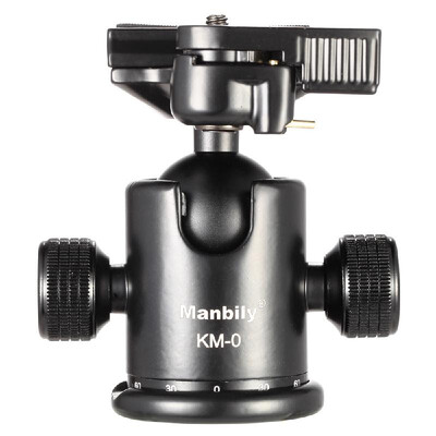 

Manbily KM0 Professional Camera Tripod Head Ball Photography Ballhead Panoramic Head Sliding Rail Head