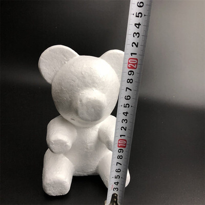 

Rose bear flower Bear 15 cm 20 cm size embryo foam roseonly Bear mold foam plastic flower artificial flowers mold