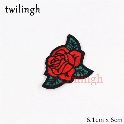 

twilingh 1PC Patches Fruit Shape For Children Clothing Embroidered Iron On Patch For Clothes
