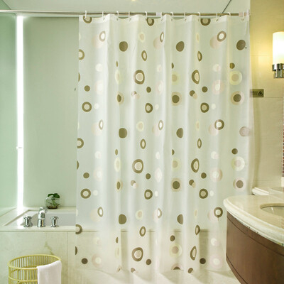

Mercure guest shower curtain rod thick stainless steel punch-free telescopic rod 14m-26m to send shower curtain set color random
