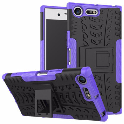 

Goowiiz Phone Case For Sony Xperia XZXZ PremiumX miniX Compact Armor Tire Texture Rugged Protection PCTPU