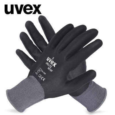 

UVEX 6610F nylon knit gloves nitrile wear-resistant coating non-slip wear-resistant fit breathable protective labor insurance work gloves  code