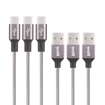

Кабель Micro USB USB, Nylon Braided PowerLine 3 Pack (0.5m, 1m, 1.5m) Высокоскоростной USB 2.0 Зарядный шнур для Micro USB Charged Device