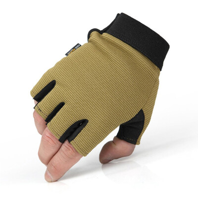 

Men Women Outdoor Sports Mountain Climbing Cycling Half Finger Tactical Gloves