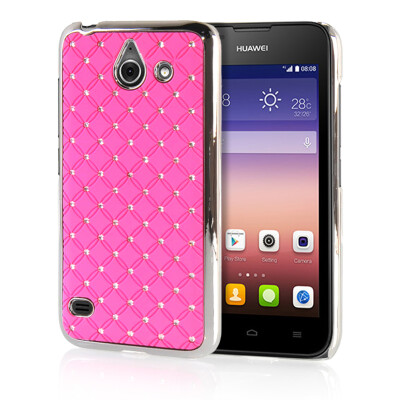 

MOONCASE Hard Chrome Plated Star Bling Back ЧЕХОЛ ДЛЯ Huawei Ascend Y550 Pink