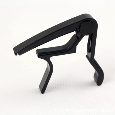 

New Acoustic Electric Guitar Capo Trigger Change Quick Clamp Key BLACK