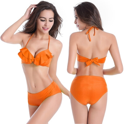 

Womens Bikini with Flounces on Top