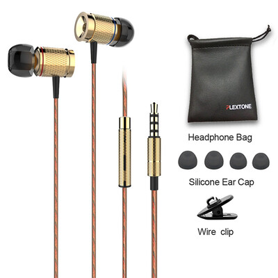 

Plextone X53M Magnetic Absorption In-ear Earbuds Noise Cancellation Stereo Music Earphones With Microphone Free Shipping