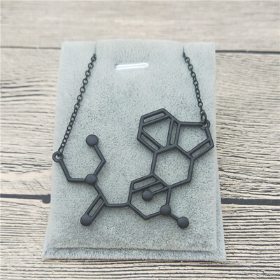 

New Dopamine DNA Necklace Dopamine DNA Pendant Dopamine DNA Psychology Necklace Science Biology Jewelry For Women