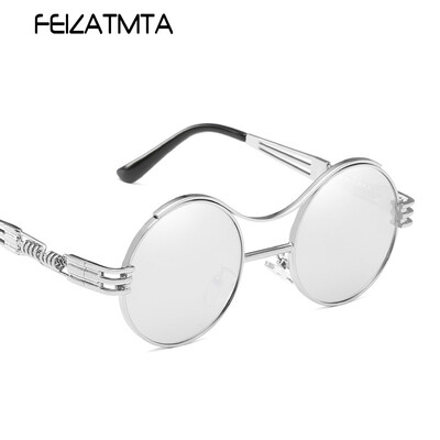 

Солнцезащитные очки FEIZATMTA Женщины Vintage Retro Gothicn Steampunk Солнцезащитные очки Металлическая рама для дамских очков UV400 Oculos gafas de sol