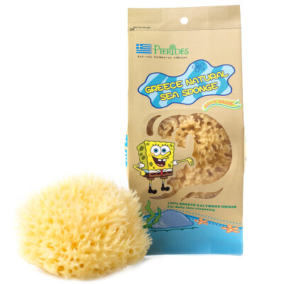

Pierides Natural Sponges Greek imported Bath Sponge Skin Polishing Sponges/Mats Honeycomb