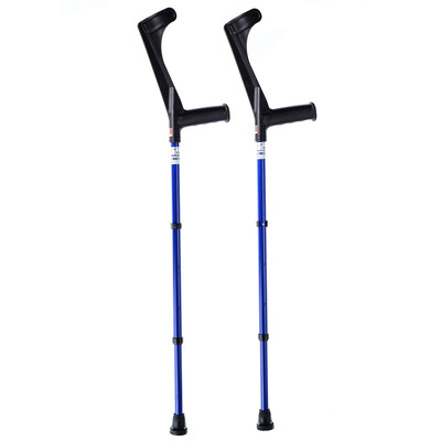 

HMS-VILGO SOFIA European elbow crutches Arm crutches Armpit crutches blue&silver randomly distributed