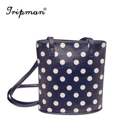 

Tripman 2016 Female small bags polka dot women's handbag vintage bag small handbags for women messenger bag polka dot bags