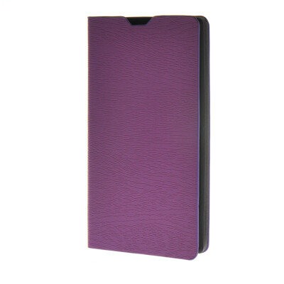 

MOONCASE Leather Side Flip Wallet Card Holder Stand Shell Pouch Case Cover for LG Magna Purple