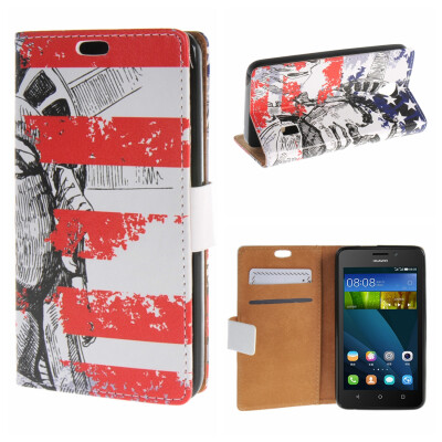 

MOONCASE Huawei Ascend Y635 ЧЕХОЛ ДЛЯ Flip Wallet Card Slot Stand Leather Folio Pouch /a13