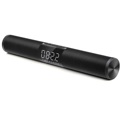 

TOPROAD 20W Soundbar FM radio Bluetooth Speaker HD Stereo Wireless Speakers with Mic Support Alarm Clock LCD Display AUX TF