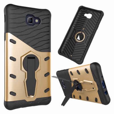 

Goowiiz Phone Case For Samsung Galaxy ON5 2016J5 PrimeG570 Luxury Armor TPUPC Silicone Hard Bracket