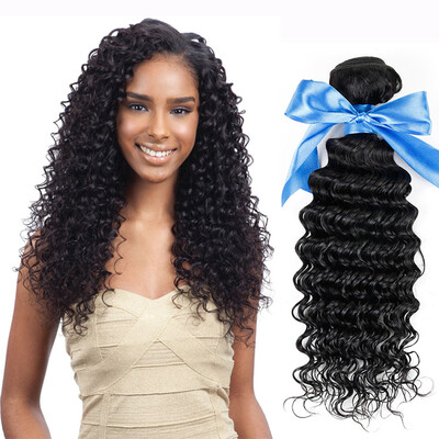 

WYF Virgin Hair Deep Wave Bundles Unprocessed Human Hair Malaysian Deep Wave Hair 3 Bundles
