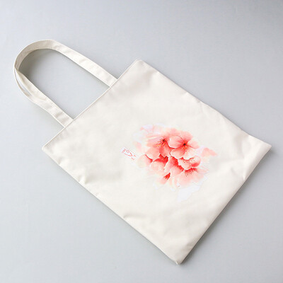 

Shouyi literary canvas PU bag Mori girl simple wild college shoulder bag shoulder bag JD-SN-69 cherry blossom