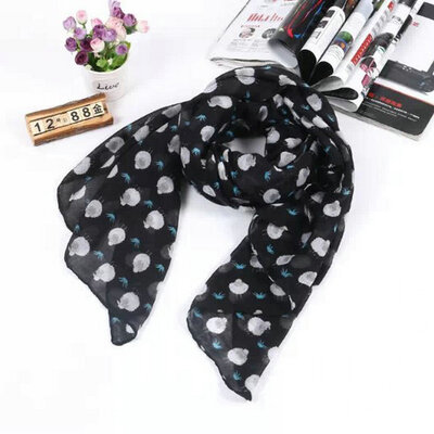 

Guttavalli Winter New Charm Colorful Sheep Animal Long Shawl Lovely Women Long Chevron Scarves Fashion Stripe Print Soft Scarf