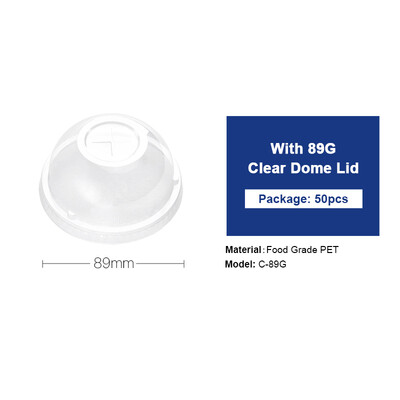 

OTOR Cup Cover 50pcs Disposable PET PP Plastic Switch Lid for Cup&Bowl Hot Cold Drink Milk Tea