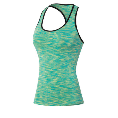 

Gym T-Shirt Tights Camo Stretch Tank Top Color Block Racerback Sport