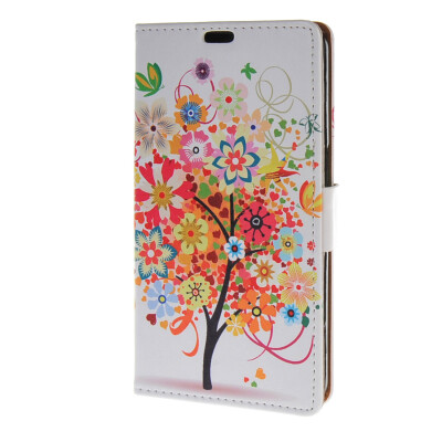 

MOONCASE чехол for Alcatel One Touch Flash OT-6042D Кожа флип кошелек стиль и Kickstand крышки случая [Cute Pattern] a11