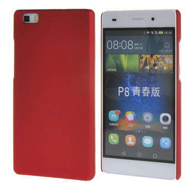 

MOONCASE Case for Huawei Ascend P8 Life Hard Rubberized Rubber Coating Devise Back Cover Red