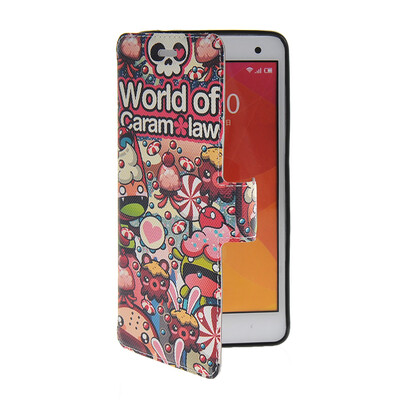 

MOONCASE Pattern Style Leather Side Flip Wallet Card Slot Pouch Stand Shell Back ЧЕХОЛ ДЛЯ Xiaomi Rice MI 4 M4