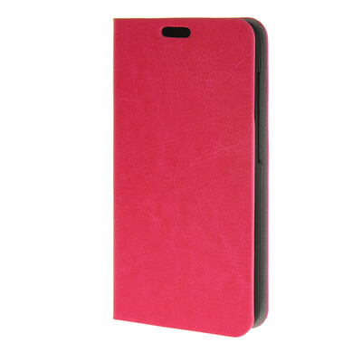 

MOONCASE Flip Leather Wallet Card Slot Stand Back чехол для Huawei Ascend Y625 Hot pink