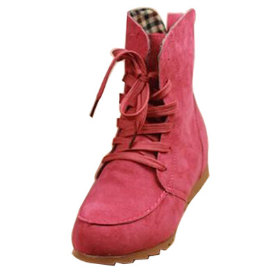 

Women Girl Fashion Ankle Martin Knight Boot Lace Up High Top Flat Shoes Sneakers