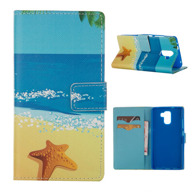 

MOONCASE ЧЕХОЛ ДЛЯ Huawei Honor 7 Flip PU Leather Fold Wallet Card Slot Kickstand Back [Pattern series] /a18
