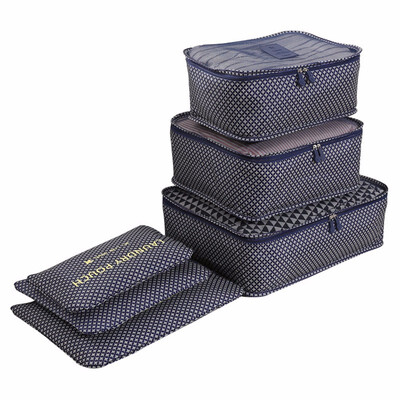 

Cntomlv 6Pcs / Set Travel Storage Bag Home Organizer Box для одежды Tidy Pouch Чемодан для одежды Divider Container Outdoor Boxes